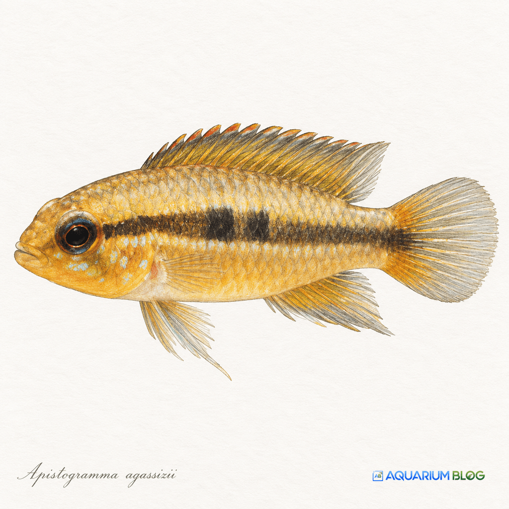 Apistogramma agassizii hembra