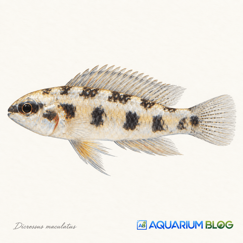 Dicrossus maculatus hembra imagen